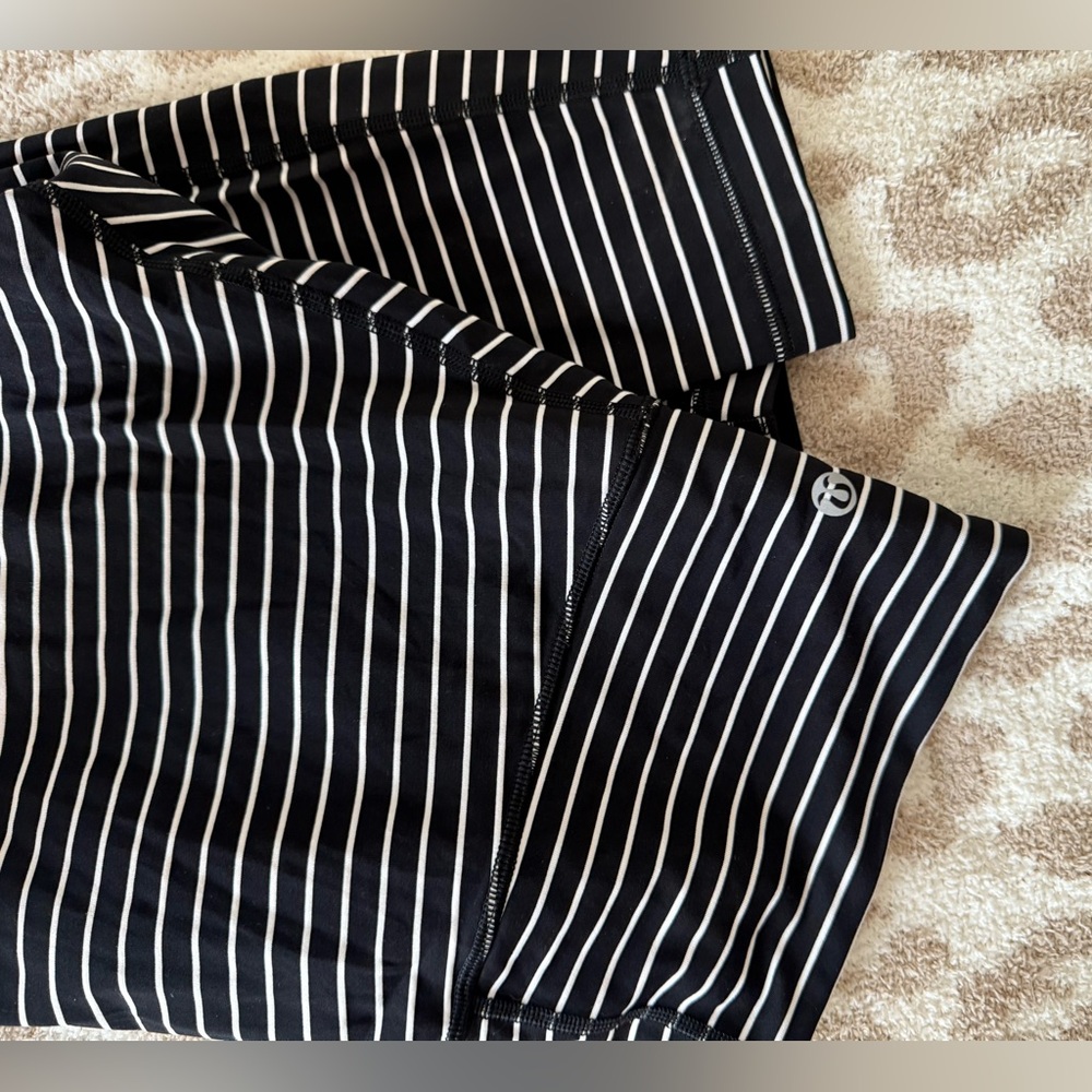 Lululemon Wonder Under Crop Tight - Vintage Stripe
